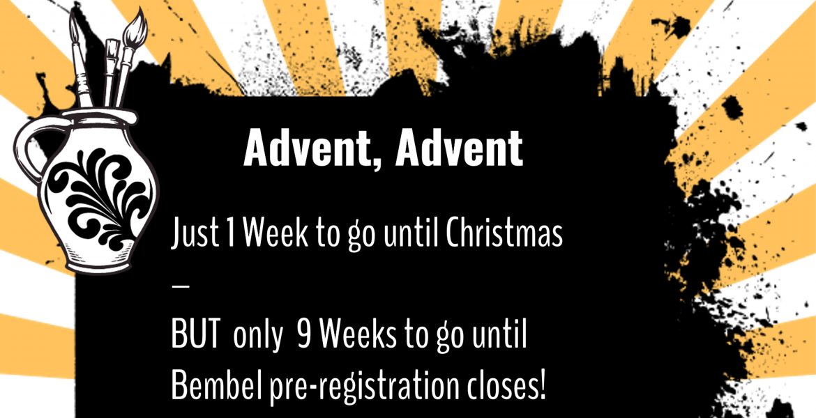 Blog: 2023-12-16 Teaser - Advent, Advent: 1 week to Christmas