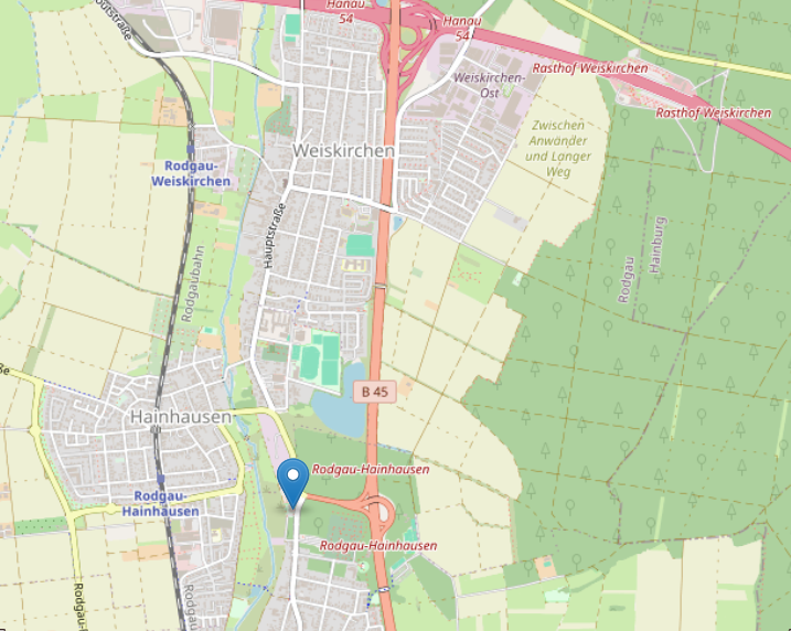 Location plan Sportfabrik (OpenStreetMap)